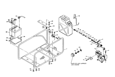 Part Location Diagram of 49113 Generac Bushing, Reducing