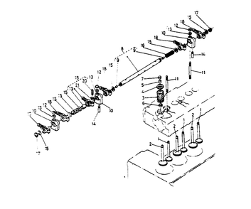 Part Location Diagram of 228-54367 Generac Spring, Valve
