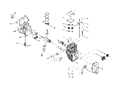 Engine assy Diagram and Parts List for 005842-0  Generac Generator