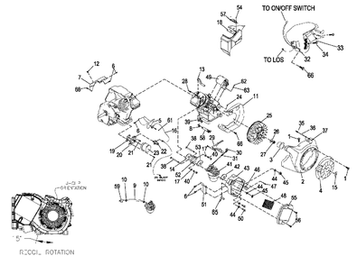 Xg410 Engine Trim (1h3523) Diagram and Parts List for XG8000 (6184256 - 6581681)(2011) Generac Generator