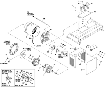 Part Location Diagram of 083549 Generac Sleeve Rubber