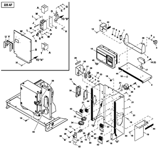Connection Box C1 Cpl Diagram and Parts List for QT03015ANSX (7005578 - 9279531)(2014) Generac Generator