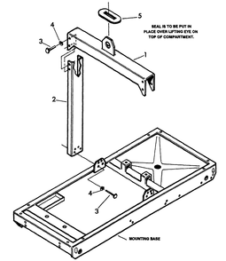 Center Lift Diagram and Parts List for 9467-1  Generac Generator