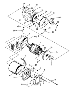 Generator Diagram and Parts List for 9324-0  Generac Generator