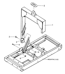 Center Lift Diagram and Parts List for 9399-1  Generac Generator