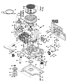 Engine Parts Diagram and Parts List for 6246-0  Generac Generator