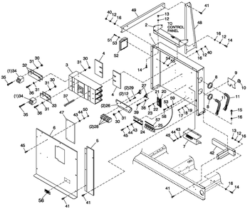 Ev Cpl C5 H Ctrl Lmd Cb Diagram and Parts List for QT15068AVNYA (5825782)(2010) Generac Generator
