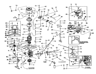 Generator Diagram and Parts List for 9848-1  Generac Generator