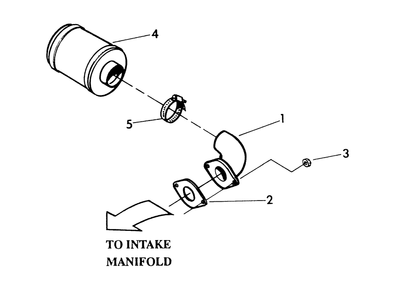 Engine Air Cleaner Diagram and Parts List for 9156-1  Generac Generator