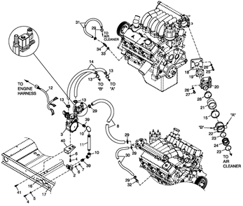 Part Location Diagram of 0E8456 Generac Bracket Fuel Regulator