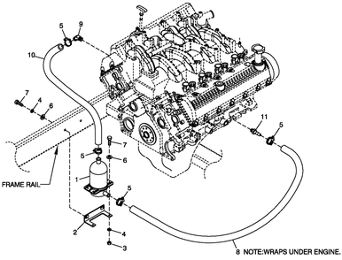 Block Heater 5.4l C3 Diagram and Parts List for QT05554AVNNA (4495265 - 4709649)(2007) Generac Generator