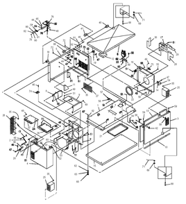 Enclosure Diagram and Parts List for 0046922 (3923067 - 4342228)(2006) Generac Generator