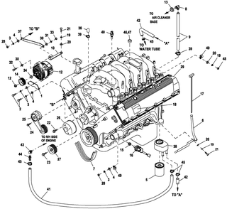 Ev Engine Common Parts L/H Side 6.8l Diagram and Parts List for HT07068AVAX (8338617)(2013) Generac Generator