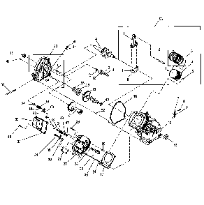 Long block assy Diagram and Parts List for XG8000E-5747-2  Generac Generator
