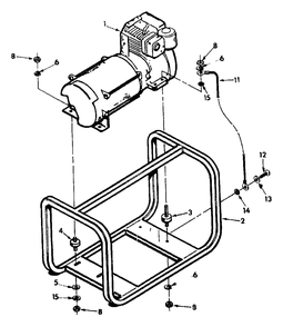 Cradle Assembly No. 79558 Diagram and Parts List for T2411 (5501-1)(5501-1) Generac Generator