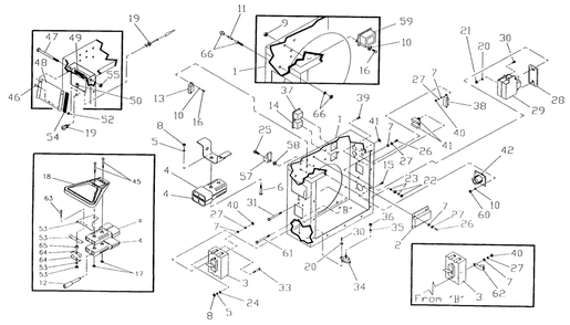 40kw Control Panel Diagram and Parts List for 9564-6  Generac Generator