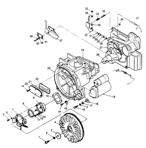 Part Location Diagram of 50876 Generac Flywheel Assembly