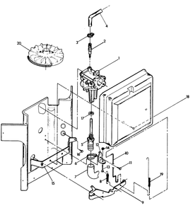 Natural Gas Carburetor Diagram and Parts List for 9008-6  Generac Generator