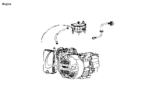 Engine Diagram and Parts List for LP3250-6000-0  Generac Generator