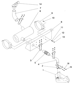 Part Location Diagram of 66889 Generac M8-1.25 X 20mm Hhcs