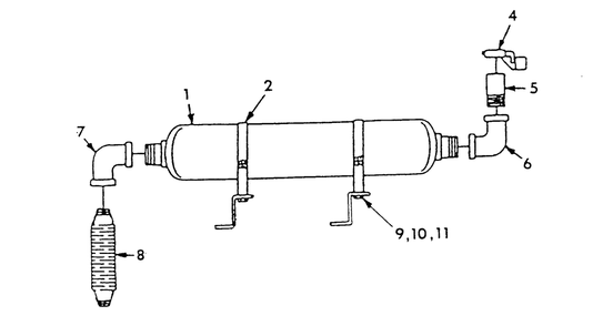 Muffler Diagram and Parts List for 9301-3  Generac Generator