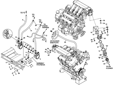Ev Fuel System Ng 3.0l G14 Diagram and Parts List for CT06030ANAN (1907V23210 - 4807V25565)(2007) Generac Generator
