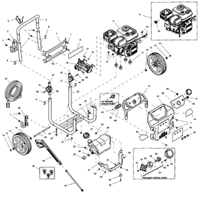 Part Location Diagram of 0J9733 Generac Hinge Plate Rh-frame