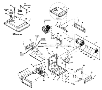 Ev Generator 220 Portable Xp Diagram and Parts List for 0059292 (8144387 - 9314246)(2014) Generac Generator