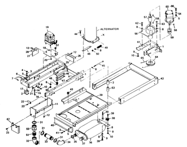 Part Location Diagram of 37041 Generac Mounting Frame