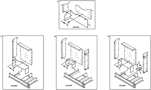 C4 Cb Connection Box Shielding C2/C4 Diagram and Parts List for 0053390 (4508925 - 4668302)(2006) Generac Generator