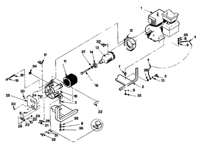 Briggs And Stratton Engine (93453) Diagram and Parts List for 3ZC11B (9320-1)(9320-1) Generac Generator
