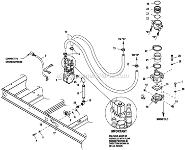 Fuelsys 5.4l 55kw Cpl 2009 Diagram and Parts List for QT05554KNSNA (6654325)(2011) Generac Generator