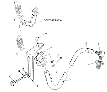 Vacuum Dash Pot Diagram and Parts List for 9303-2  Generac Generator