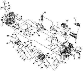 Engine 9 Diagram and Parts List for 0052500 (4699893 - 5773346)(2010) Generac Generator