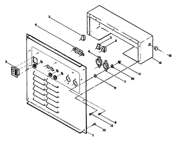 Receptacle Panel Diagram and Parts List for L4003 (9063-0)(9063-0) Generac Generator