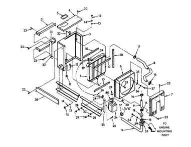 Radiator 3zc15 Diagram and Parts List for 9324-3  Generac Generator