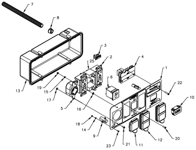 Part Location Diagram of 0H5276 Generac Wire Harness Xg8kw Cal/Csa