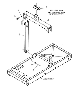 Center Lift Diagram and Parts List for 9134-5  Generac Generator