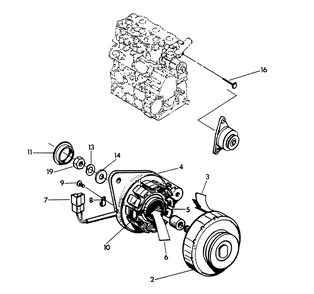 D-C Alternator Diagram and Parts List for 8950-2  Generac Generator