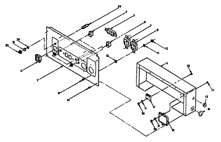Receptacle Panel For 4w113a Diagram and Parts List for 4W113 (8924-0)(8924-0) Generac Generator