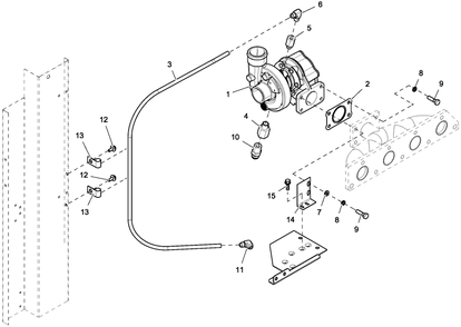 Turbo 2.4l G2 36kw Diagram and Parts List for HT03524ANAX (6264224 - 7043664)(2012) Generac Generator