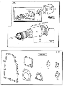 Engine Parts 2 Diagram and Parts List for 9009-3  Generac Generator