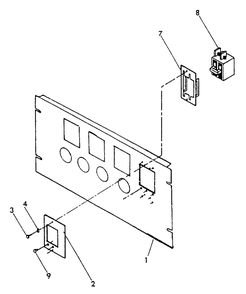Circuit Breaker Diagram and Parts List for 0845-1  Generac Generator