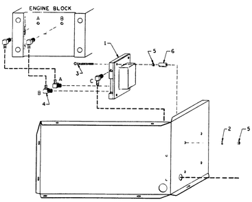 Engine Breather Assembly Diagram and Parts List for 5696-5  Generac Generator