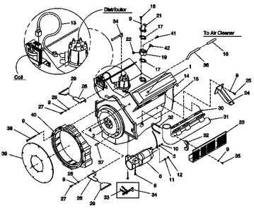 Part Location Diagram of 0A3849A Generac Flywheel 4.3l Gm Sae