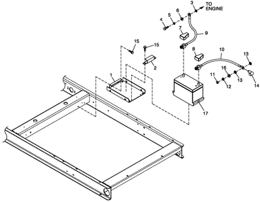 Battery 2.4l Cpl Diagram and Parts List for HT03524ANAX (6264224 - 7043664)(2012) Generac Generator