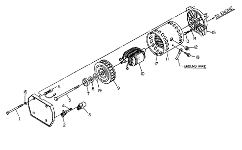 Ac Generator Dpg-2250 No. 61797 Diagram and Parts List for DPG2250 (8719-0)(8719-0) Generac Generator