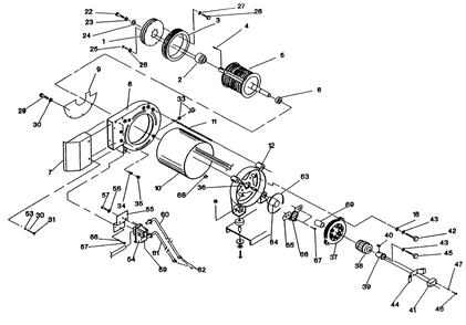 Generator Diagram and Parts List for 9573-2  Generac Generator