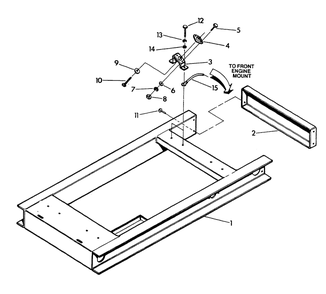 Mounting Base Diagram and Parts List for 9706-0  Generac Generator
