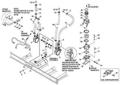 Fuel Natural Gas Ford 5.4l 80kw, 5.4l $ 6.8l 100kw Diagram and Parts List for QT10054ANSN (4249957 - 4256817)(2005) Generac Generator